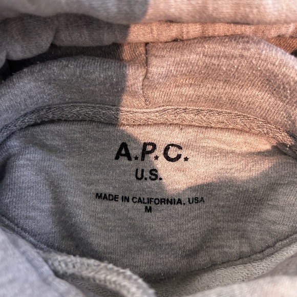 APC us Logo Terry fleece hoodie FINAL PRICE. NO OFFERS - Picture 3 of 4